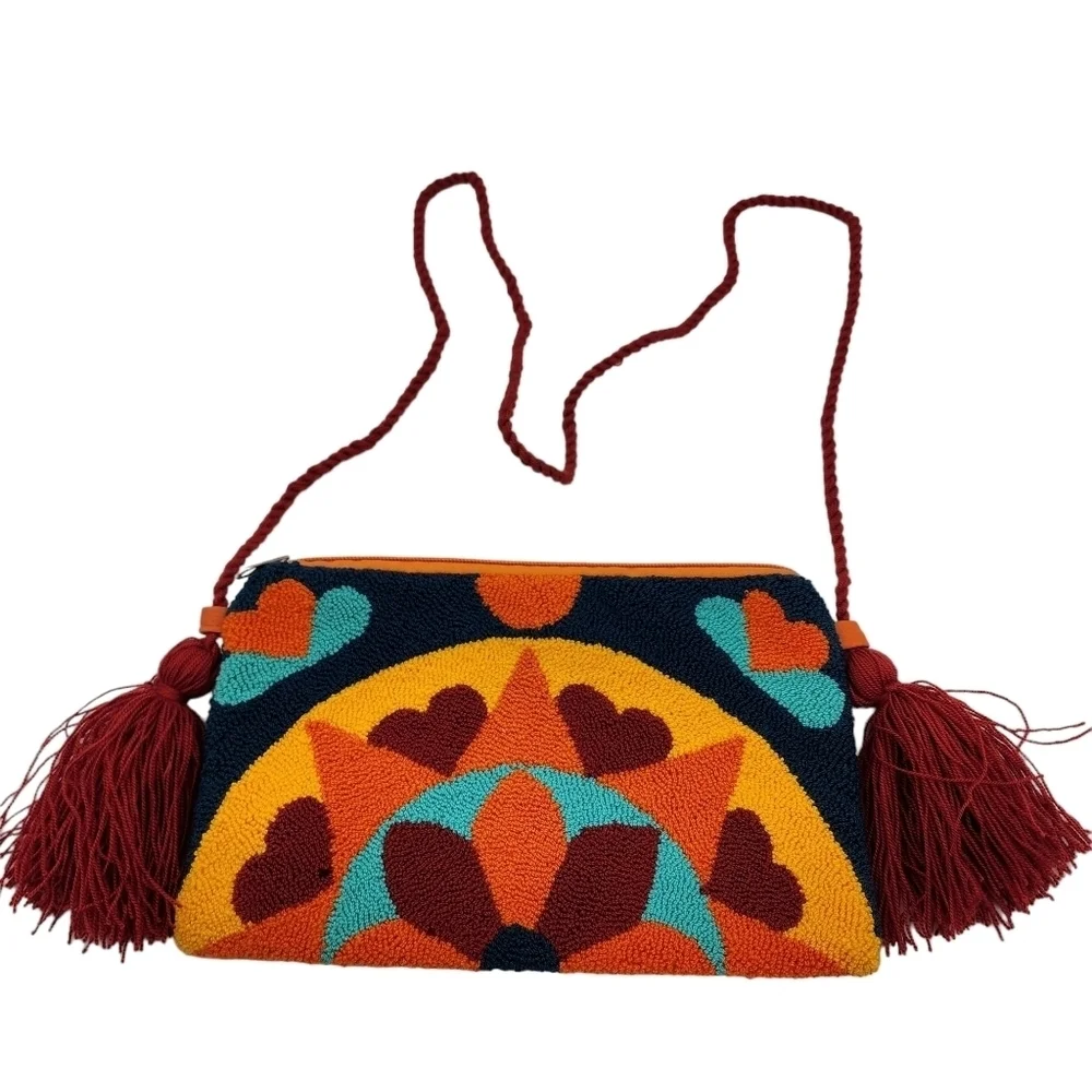 The Wayuu Tribe Women's Handmade Boho Colorful Wayuu Bag